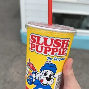 I haven&apos;t had a slush puppie in soooo long I&apos;m so happy!!!