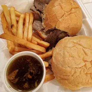Roast Beef and Fries