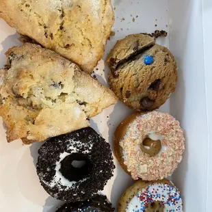 a variety of doughnuts