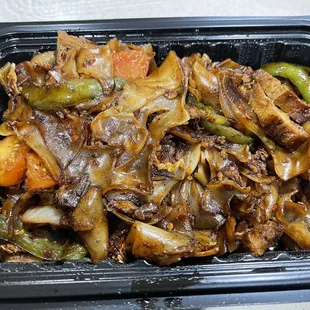 Pad Kee Mao with tofu