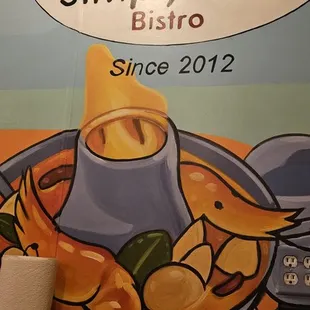 a sign for a restaurant