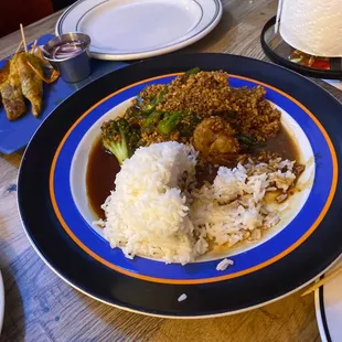 Shrimp and Chicken Basil