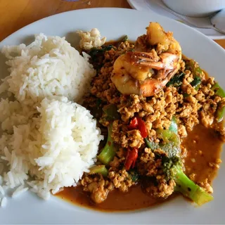 Shrimp and Chicken Basil