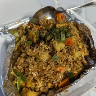 Pineapple fried rice