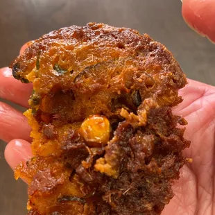 Burnt Backside of the Corn Cake