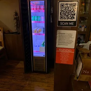menu qr and drinks