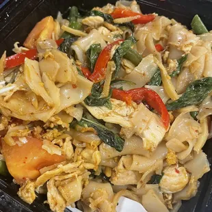 Drunken noodles. Sooo good!