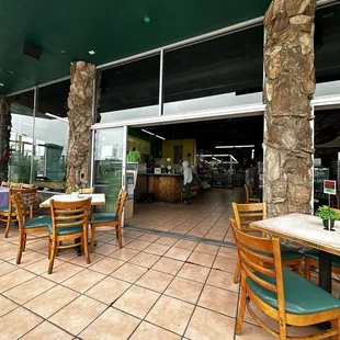 Exterior seating