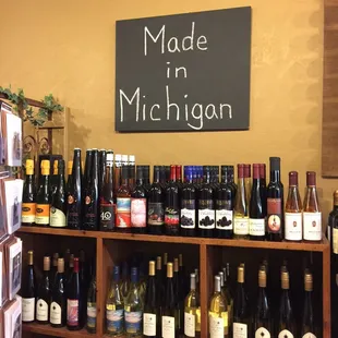 This is the made in Michigan section