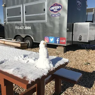 Snow in Manchaca TX who.....