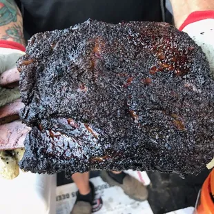 Beef Short Ribs cooked and ready to be sliced.