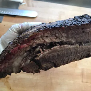Moist Brisket customer favorite. Come on out Saturday and get you some. Delicious if I do say so.