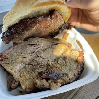 Smoked Beef Brisket Sandwich