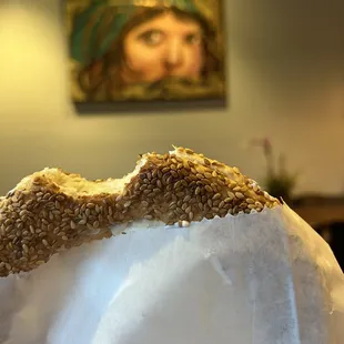  close up of a pastry