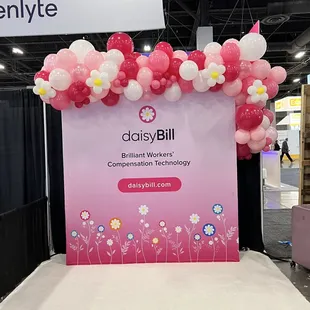 Balloon Decorations, Organic Balloons,  1/2 balloon arch, Out &amp; Equal Workplace Summit 2022 Conference, Mirage Las Vegas