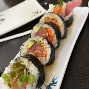 food, sushi and sashimi