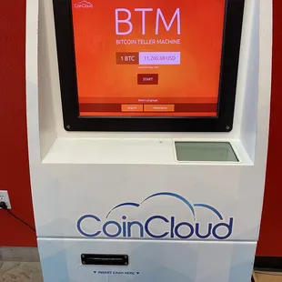 They also have a Bitcoin ATM.