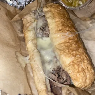 Italitan Beef Sandwich