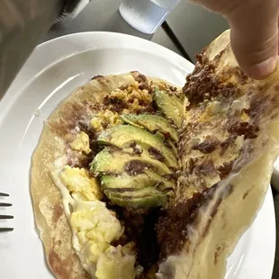 Baleada de Chicharron