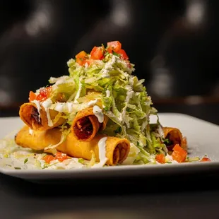 Crispy TINGA chicken Taquitos. We give u 4...