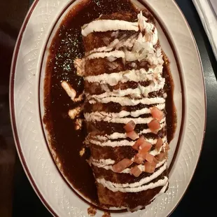 Chicken Tinga Burrito