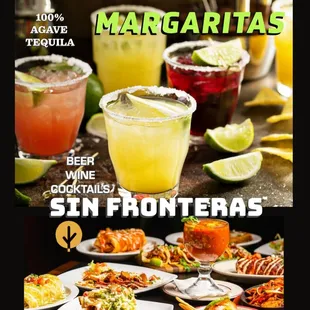 100% de Agave Tequila
Beer
Wine