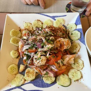 Shrimp saviche