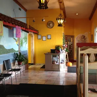 Entrance to Sin Pancho Mexican Restaurant