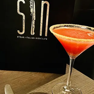 Its a SIN Martini