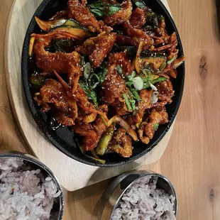 Spicy teriyaki chicken