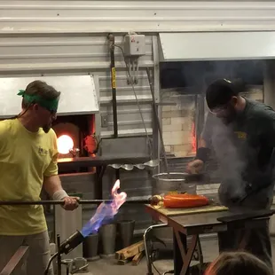 Glass making demo