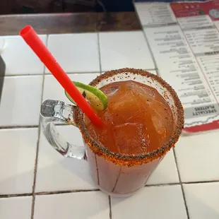 Michelada with Corona