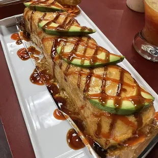 Mi sinaloa sushi roll. Baked.