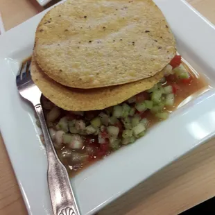 Ceviche Tostadas