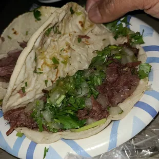 Fresh Tortillas made on the spot....