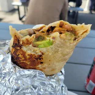 Super chicken burrito