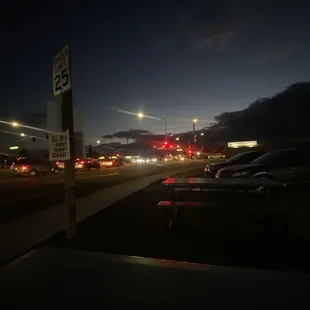 sushi and sashimi, outside