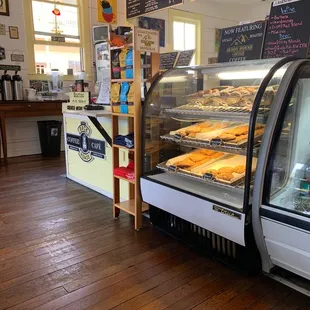 a display of pastries