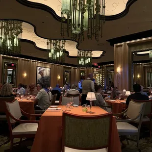 This is the bar in the background and dining tables