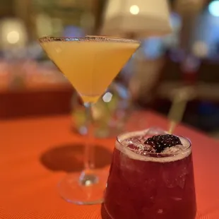 Stranger in the Night &amp; Sinatra Smash cocktails.