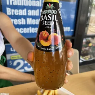 Sweet Basil Seed drink-- yummy!!