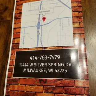 Menu as of 11/18/2017