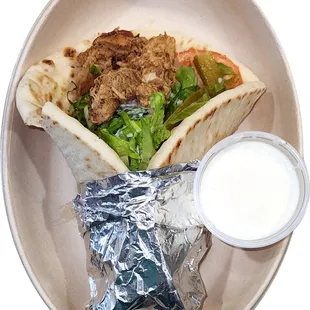 a plate of food