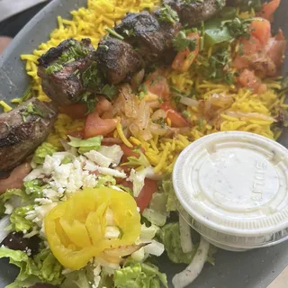 Lamb Kebab Platter