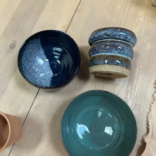 some art pieces created at Sincere Ceramics