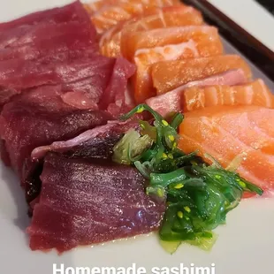 Salmon and tuna