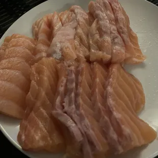 Sashimi grade salmon