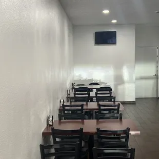 Half of the dining room!