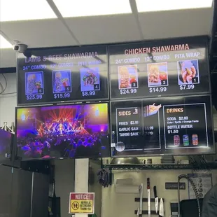 This is the entire menu