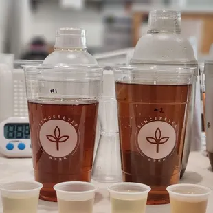 Jasmine Green Tea Workshop with Green Tea Brew Samples